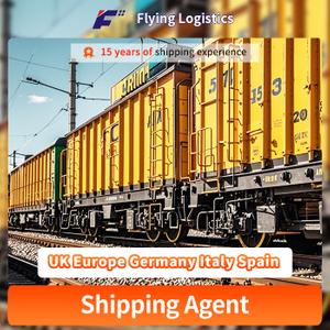 Cheap China Forwarding Agent Global Logistics Rail Transport Train Freight Shipping From to UK Europe Germany Italy Spain