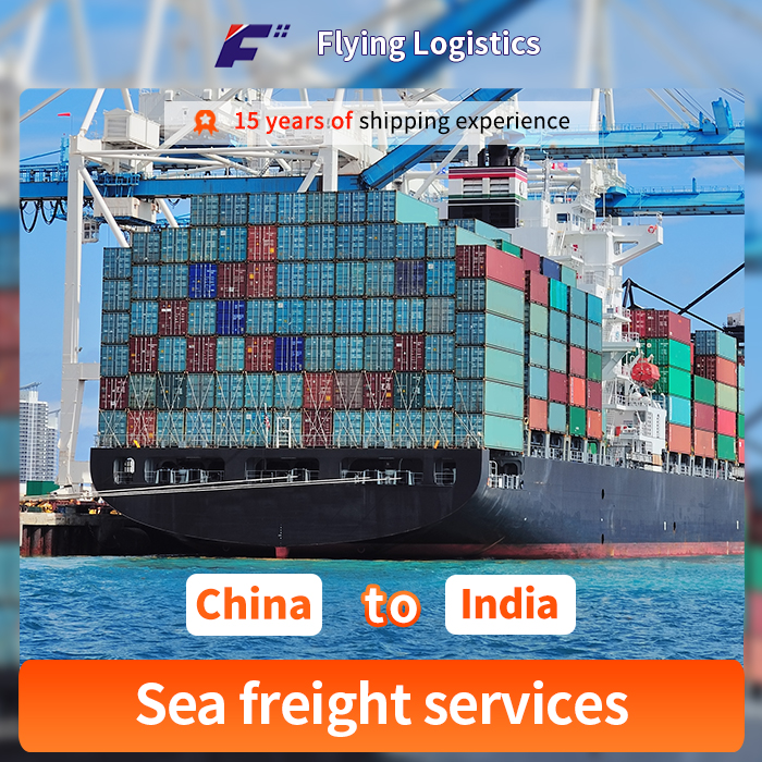 Fast and cheap sea freight forwarder service from China to India shipping agent company