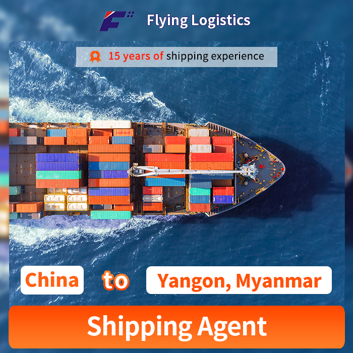 20′/40′ Container Shipping Freight to Yangon, Myanmar by Sea, It Takes Only 10 Days From China to Myanmar Shipping Agent Logistics Service 