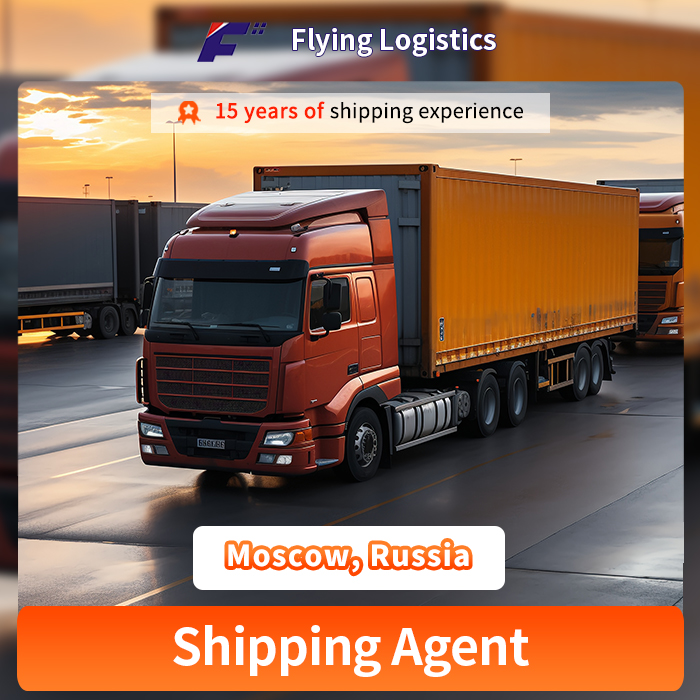 Road Transportation Truck Freight Forwarder by Road Shipping Agent From Guangzhou ShenZhen China to Moscow, Russia Logistic Service