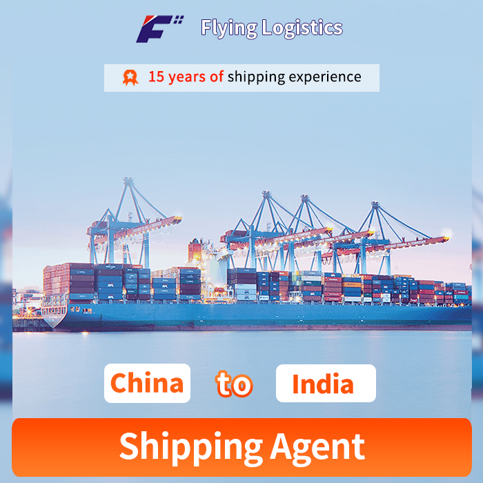 Cheapest 20FT/40FT FCL Sea Shipping Containers Sea Freight Forwarder From China To India Logistics Service Shipping Agent