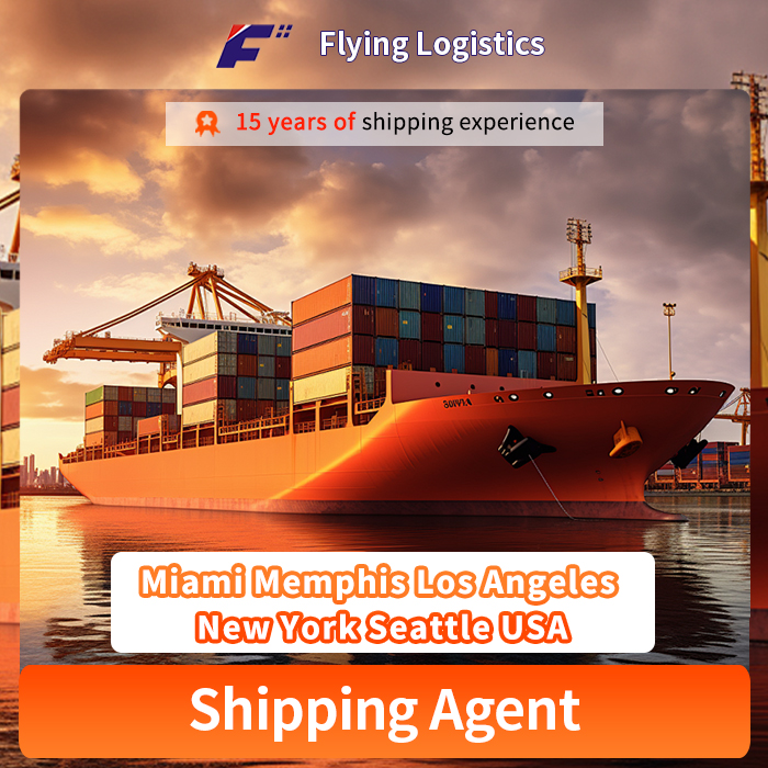 Logistics Service Sea-Freight Shipping Agent Company From China To Miami Memphis Los Angeles New York Seattle USA Sea Shipping Air Cargo Freight Door To Door