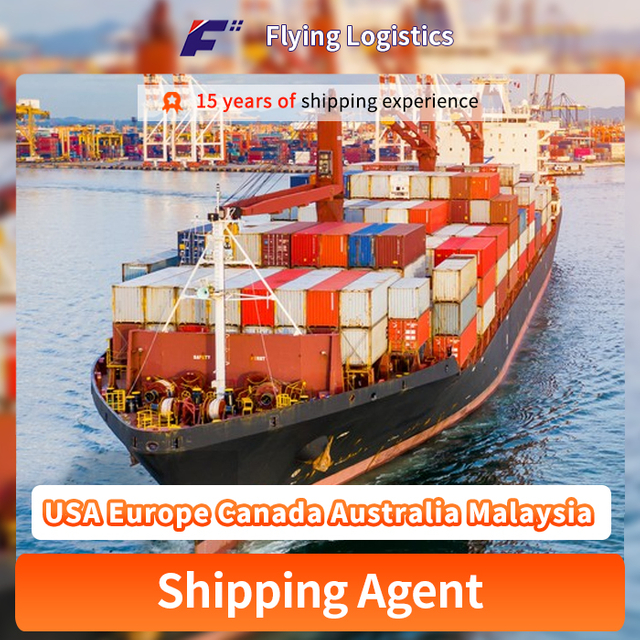 FCL LCL Sea Shipping Freight From China To USA Europe Canada Australia Malaysia Logistics Freight Forwarder Service